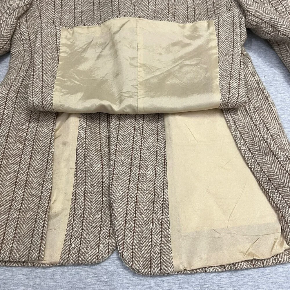 Vintage British 60s 70s  Jacket Mens 38 40 Carnaby‎ St Tweed Suit Irvine Sellars